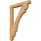 Ekena Millwork Olympic Craftsman Smooth Bracket, Western Red Cedar, 3 1/2"W x 32"D x 44"H BKT04X32X44OLY04SWR - alternate 1